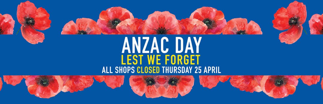 All Vinnies Shops closed this ANZAC Day