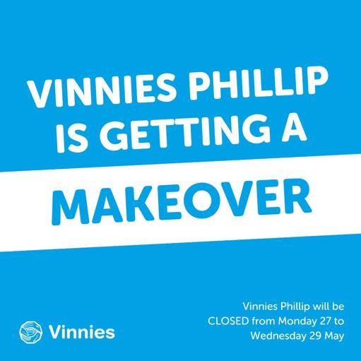 Vinnies Phillip is getting a makeover social tile